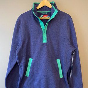 Chubbies Men's 1/4 Snap Fleece M